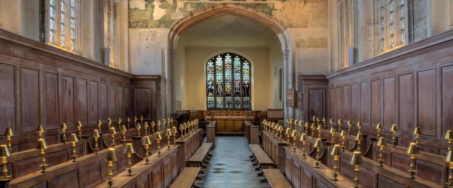 Inside the chapel